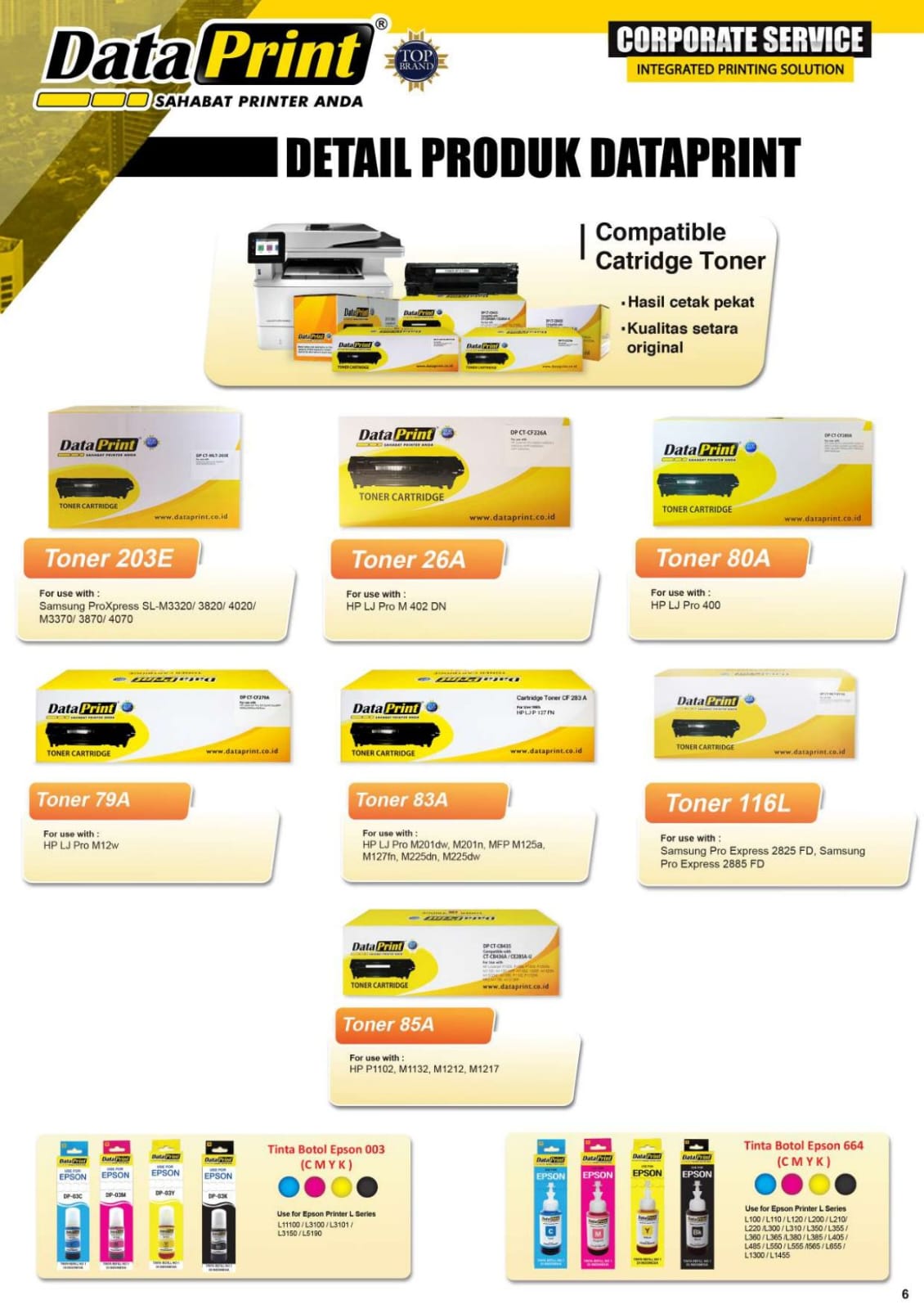 Jual Tinta Kompatibel KIIC